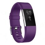 Square Pattern Adjustable Sport Watch Band for FITBIT Charge 2, Size:... (Black) #2