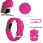 Diamond Pattern Adjustable Sport Watch Band for FITBIT Charge 2, Size:...