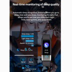 X1 Watch Band – 1.08" Screen, IP67 Waterproof, Blood Pressure Monitoring