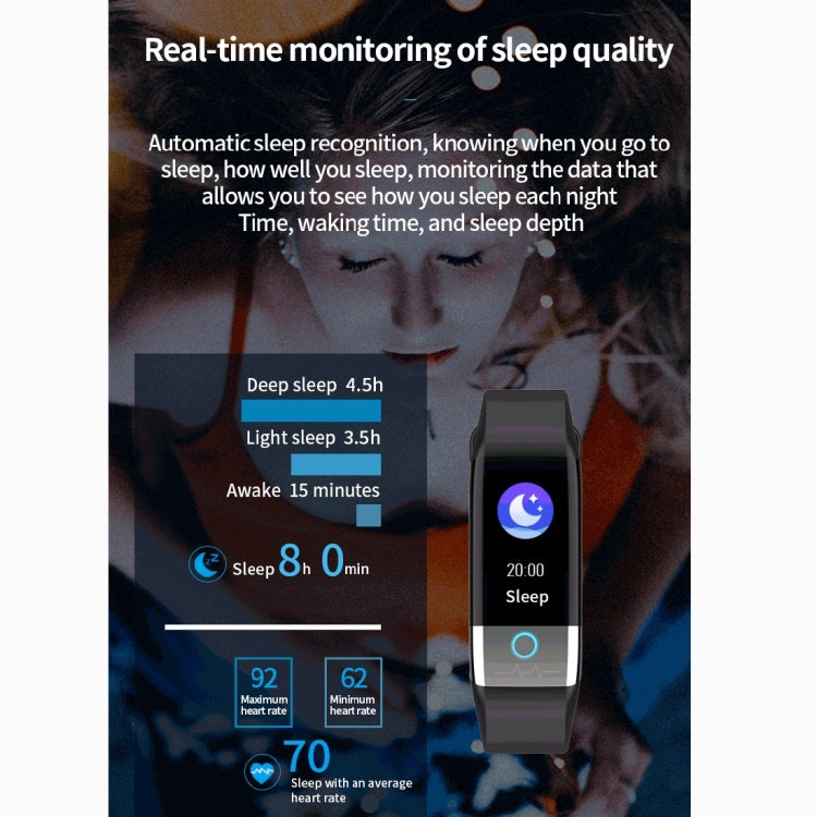 X1 Watch Band – 1.08" Screen, IP67 Waterproof, Blood Pressure Monitoring