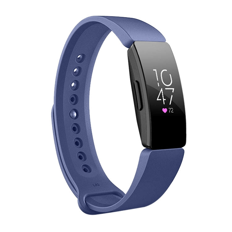 Smart Watch Snap Fastener Watch Band for Fitbit Inspire HR Blue