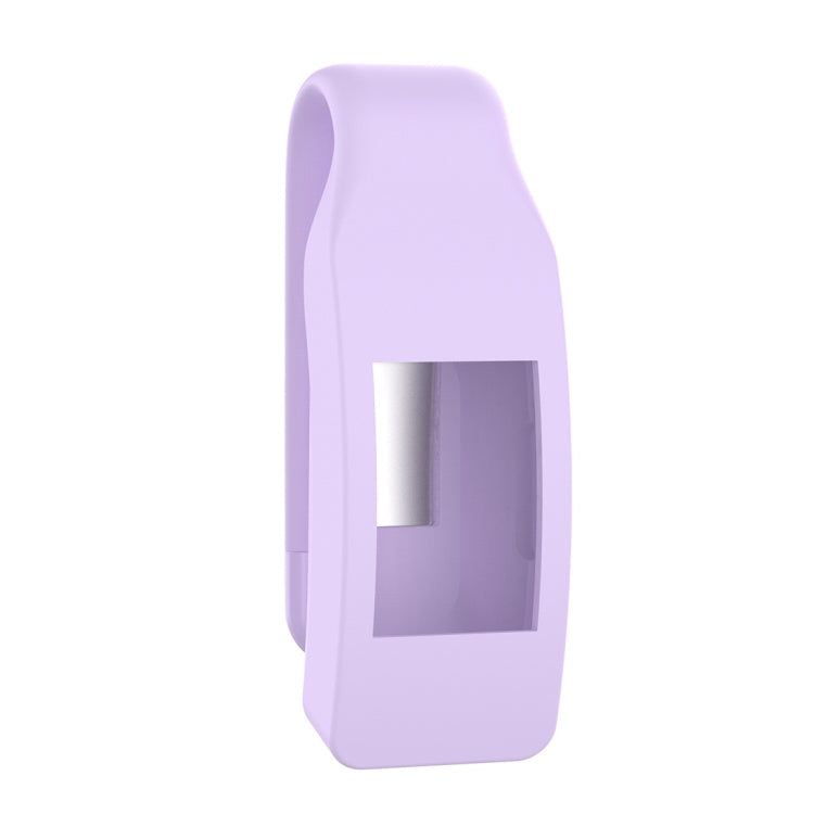 Smart Watch Silicone Clip Button Protective Case for Fitbit Inspire / Inspire HR / Ace 2 – Durable Build, Easy to Use Light Purple