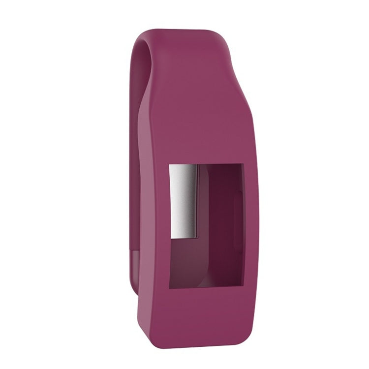 Smart Watch Silicone Clip Button Protective Case for Fitbit Inspire / Inspire HR / Ace 2 – Durable Build, Easy to Use Wine Red