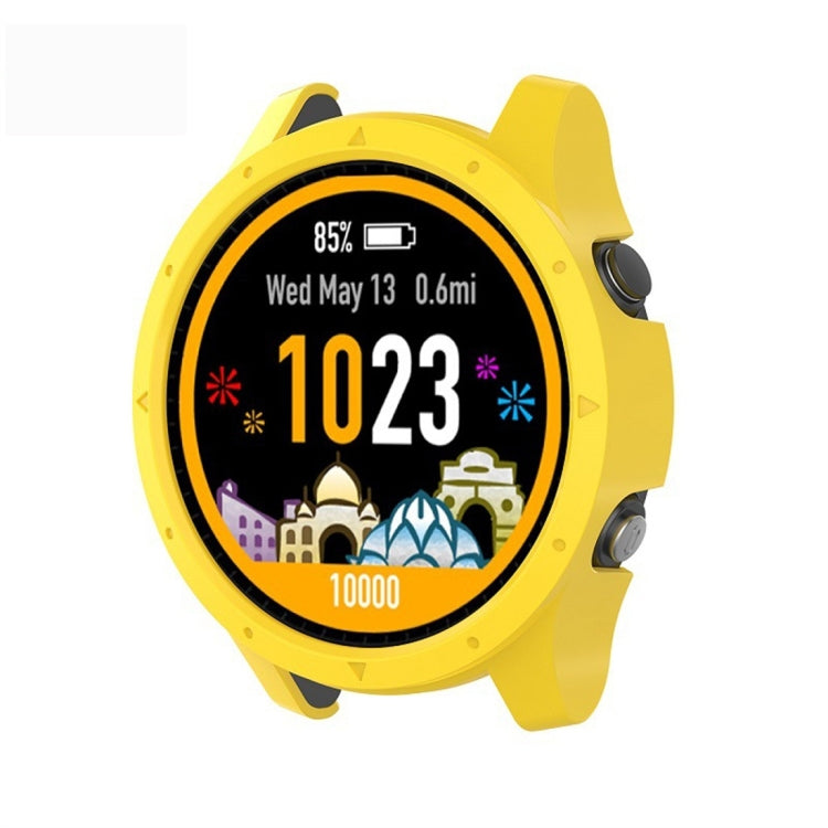 Smart Watch PC Protective Case for Garmin Forerunner 935 Yellow
