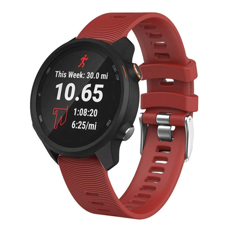 Watch Band – Silicone (Garmin Forerunner 245) Red