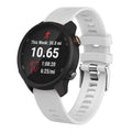 Smart Watch Silicone Watch Band for Garmin Forerunner 245 White