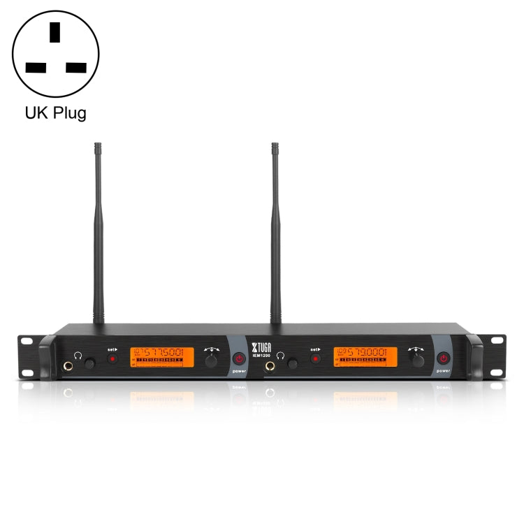 XTUGA IEM1200 Wireless Transmitter Stage Singer Ear Monitor System, Transmitter – TPU Transmitter UK Plug