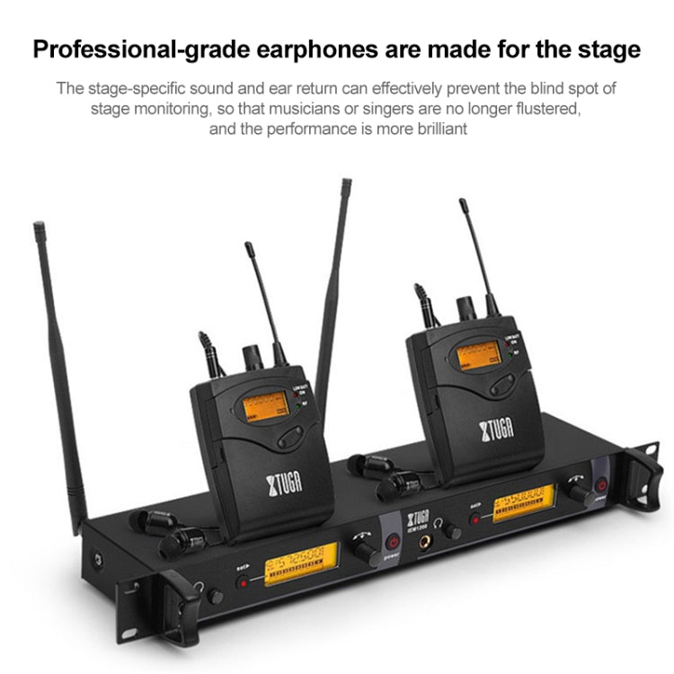 XTUGA IEM1200 Wireless Transmitter Stage Singer Ear Monitor System, Transmitter – TPU