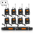 XTUGA IEM1200 Wireless Transmitter 8 Bodypack Stage Singer In-Ear Monitor System, Transmitter 8 Bodypack Transmitter 8 Bodypack EU Plug