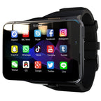 LOKMAT APPLLP Max 4G Call Smart Watch, 2.88 inch MTK6761 Quad Core, 4GB+64GB, Android 9.0, GPS, Heart Rate Black