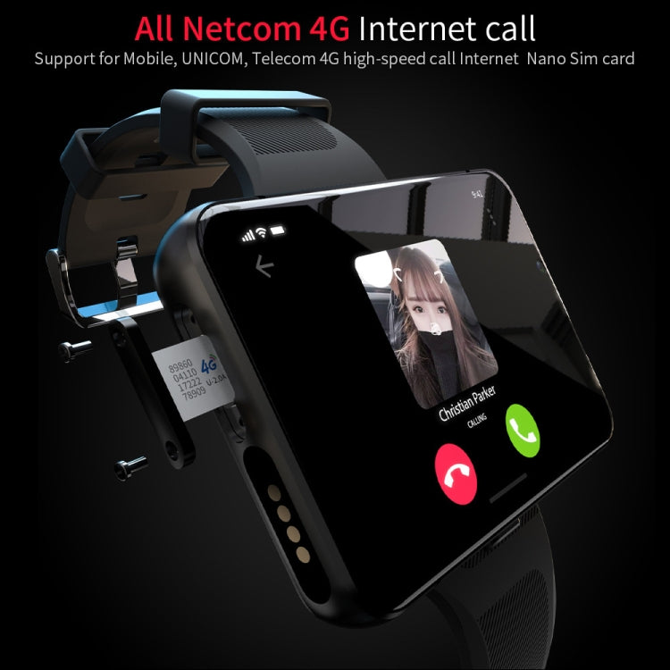 LOKMAT APPLLP Max 4G Call Smart Watch, 2.88 inch MTK6761 Quad Core, 4GB+64GB, Android 9.0, GPS, Heart Rate