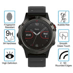 2 PCS ENKAY Hat-Prince for Garmin Fenix 5 Smart Watch 0.2mm 9H Surface Hardness 2.15D Explosion-proof Tempered Glass Screen Film