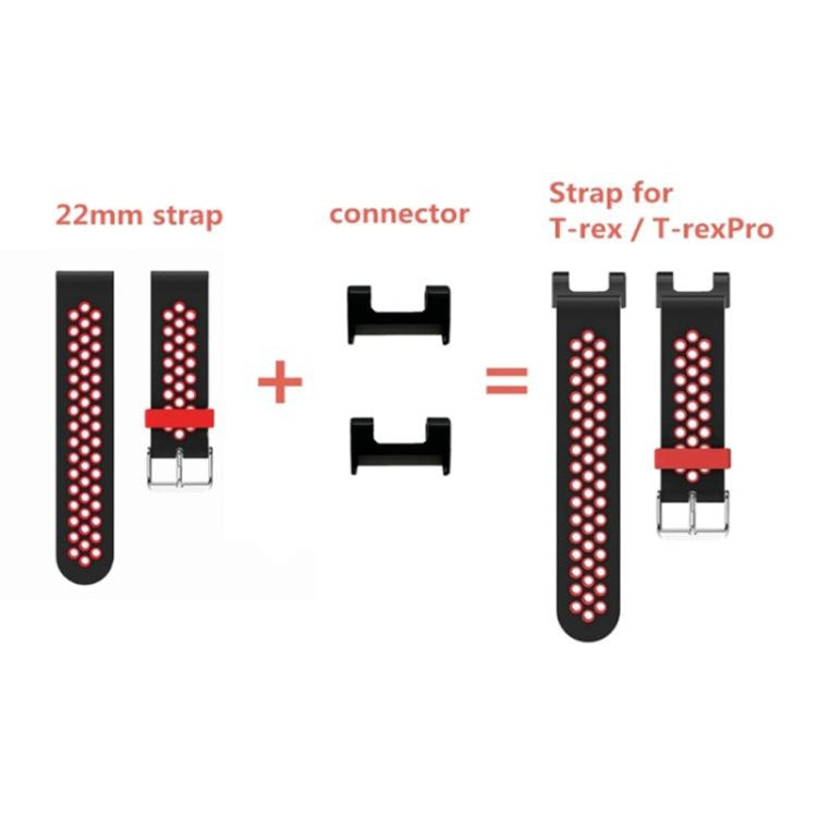For Amazfit T-Rex / T-Rex Pro / Ares 1 Pair 22mm Metal Watch Band Connector – Durable Build, Easy to Use