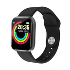 Y68 Smart Watch – 1.44" Screen, Blood Pressure Monitoring, Heart Rate Monitoring Y68 Black Black