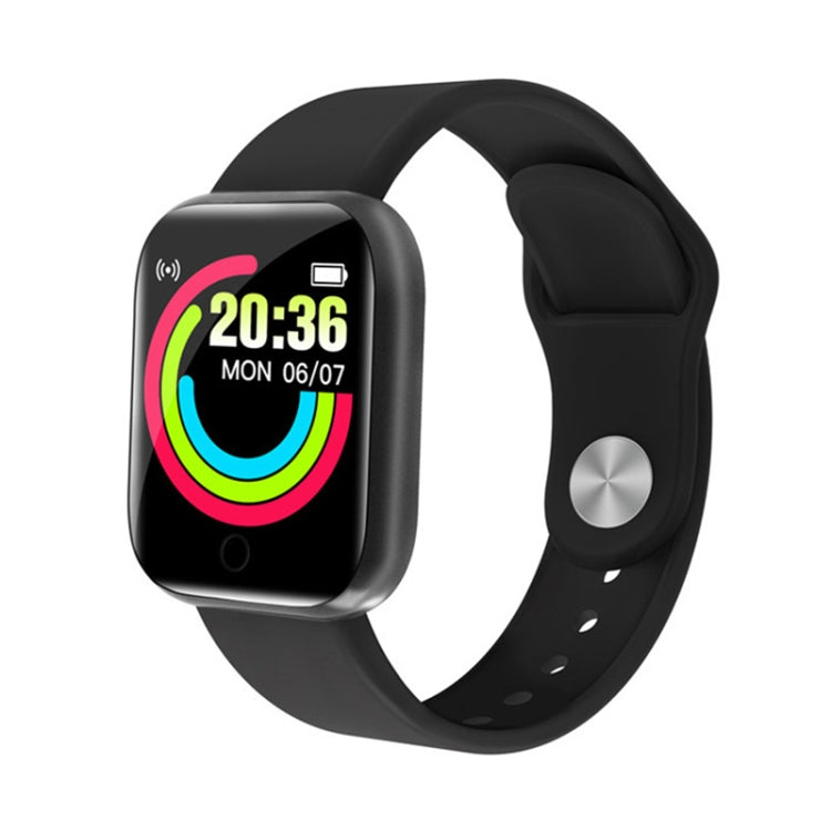 Y68 Smart Watch – 1.44" Screen, Blood Pressure Monitoring, Heart Rate Monitoring Y68 Black Black
