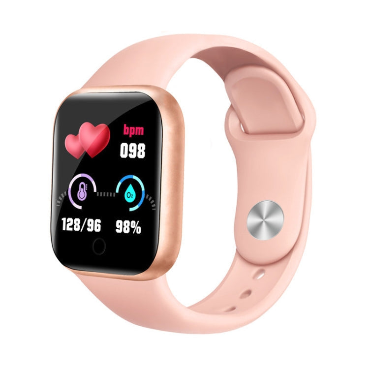 Y68 Smart Watch – 1.44" Screen, Blood Pressure Monitoring, Heart Rate Monitoring Y68 Pink Pink