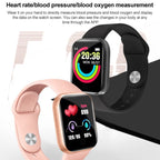 Y68 Smart Watch – 1.44" Screen, Blood Pressure Monitoring, Heart Rate Monitoring