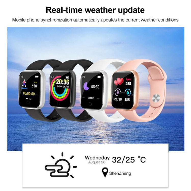 Y68 Smart Watch – 1.44" Screen, Blood Pressure Monitoring, Heart Rate Monitoring