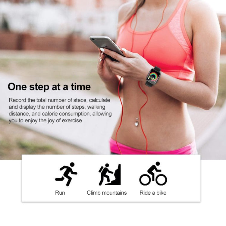 Y68 Smart Watch – 1.44" Screen, Blood Pressure Monitoring, Heart Rate Monitoring