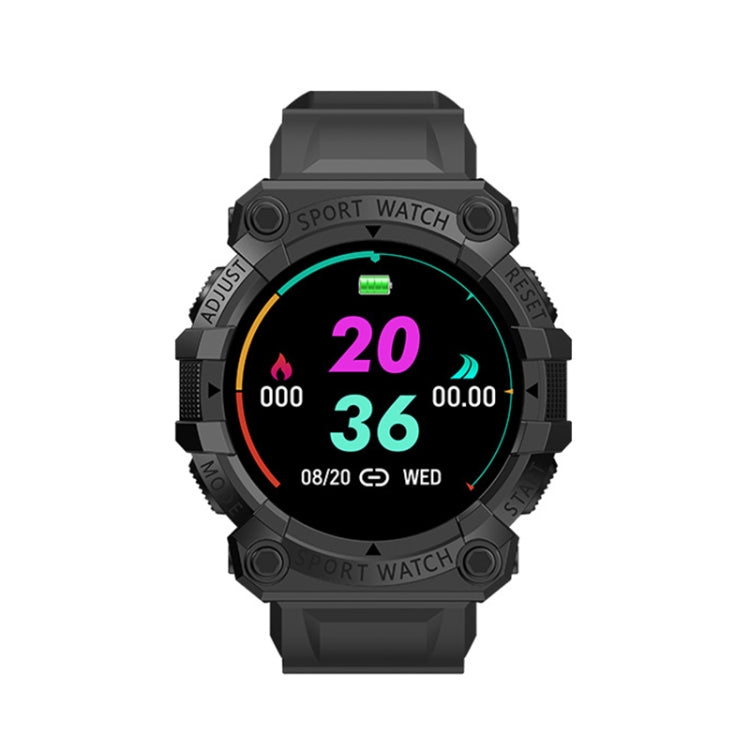 FD68S 1.44 inch Color Roud Screen Sport Smart Watch, Support Heart Rate / Multi-Sports Mode, FD68S FD68S Black