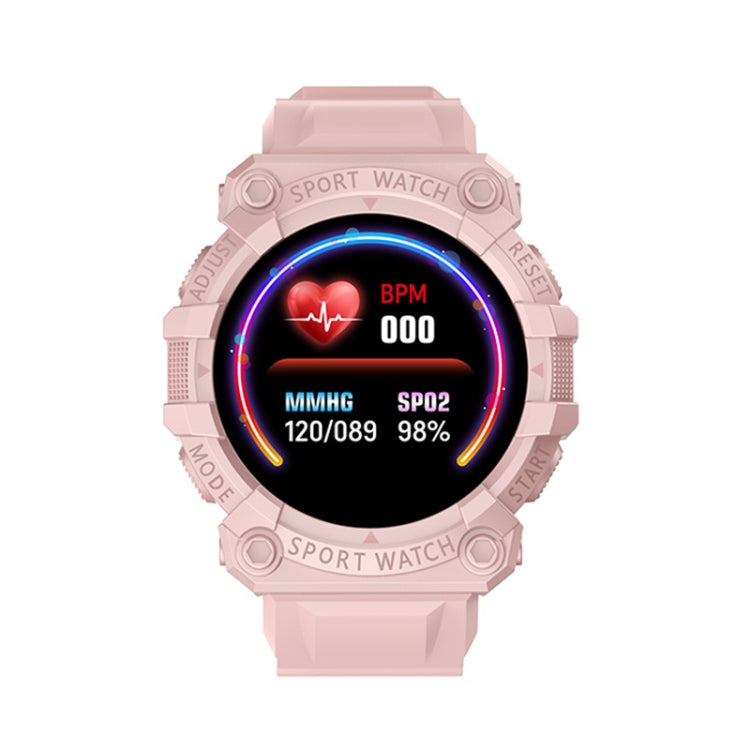 FD68S 1.44 inch Color Roud Screen Sport Smart Watch, Support Heart Rate / Multi-Sports Mode, FD68S FD68S Pink
