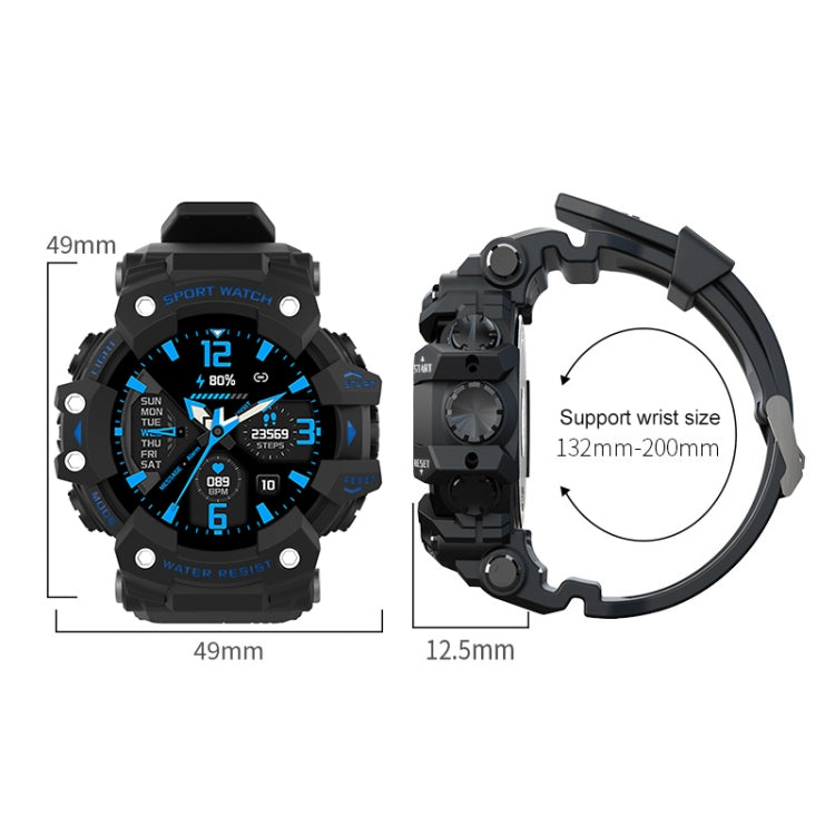 LC11 Smart Watch – 1.28" Screen, IP68 Waterproof, Blood Pressure Monitoring
