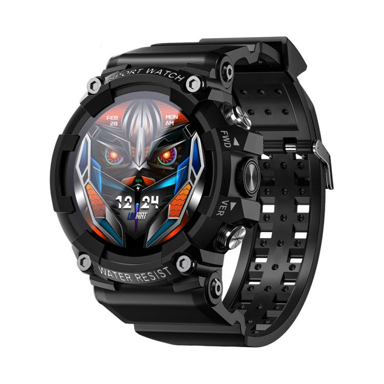 LOKMAT ATTACK 3 1.28 inch TFT Screen Sports Fitness Smart Watch, Support Bluetooth Call, ATTACK 3 ATTACK 3 Black