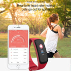 TLW B1 Plus Fitness Tracker 0.96 inch Color Screen Bluetooth 4.0 Wristband Smart Bracelet, IP67 Waterproof, Support Sports Mode / Heart Rate Monitor / Sleep Monitor / Information Reminder, B1 Black, B1 Blue, B1 Red – Waterproof, Bluetooth