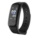 TLW B1 Plus Fitness Tracker 0.96 inch Color Screen Bluetooth 4.0 Wristband Smart Bracelet, IP67 Waterproof, Support Sports Mode / Heart Rate Monitor / Sleep Monitor / Information Reminder, B1 Black, B1 Blue, B1 Red – Waterproof, Bluetooth B1 Black Black