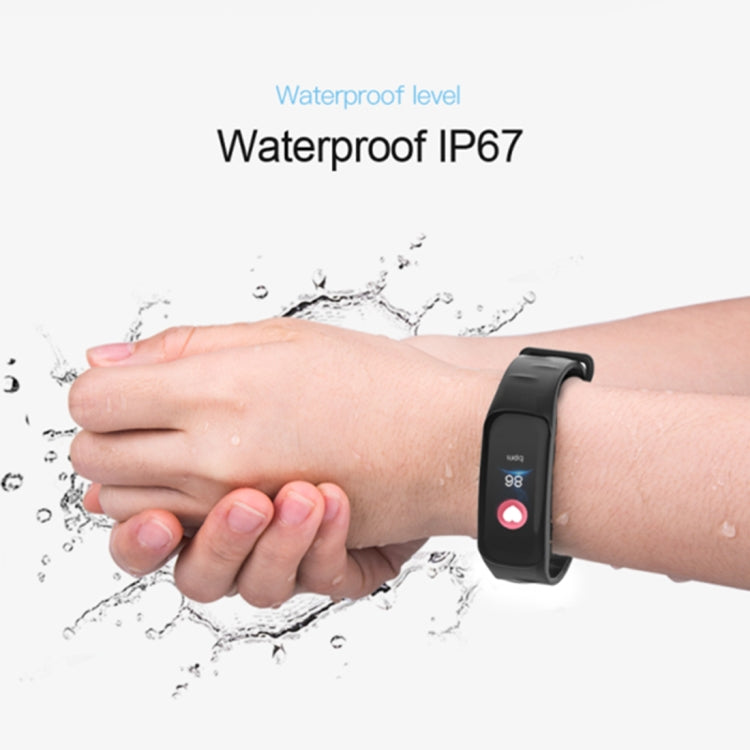 TLW B1 Plus Fitness Tracker 0.96 inch Color Screen Bluetooth 4.0 Wristband Smart Bracelet, IP67 Waterproof, Support Sports Mode / Heart Rate Monitor / Sleep Monitor / Information Reminder, B1 Black, B1 Blue, B1 Red – Waterproof, Bluetooth