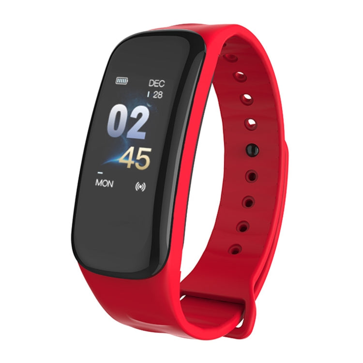 TLW B1 Plus Fitness Tracker 0.96 inch Color Screen Bluetooth 4.0 Wristband Smart Bracelet, IP67 Waterproof, Support Sports Mode / Heart Rate Monitor / Sleep Monitor / Information Reminder, B1 Black, B1 Blue, B1 Red – Waterproof, Bluetooth B1 Red Red