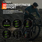 Smart Watch – 1.43" Screen, IP68 Waterproof, Bluetooth Call