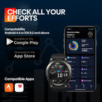 Smart Watch – 1.43" Screen, IP68 Waterproof, Bluetooth Call