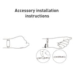 Original For Xiaomi Mi Band 8 Fashion Stainless Steel Bracelet