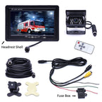 F0505 7 inch HD Car 18 IR LEDs Backup Camera Rearview Mirror Monitor, with 10m Cable, Single Camera – Waterproof