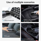Car / Household Wireless Portable 90W Handheld Powerful Vacuum Cleaner, Navy Blue