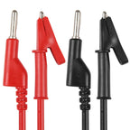 Thick Probe to Alligator Clip Test Lead Cable, Length: 1m – Durable Build, Easy to Use