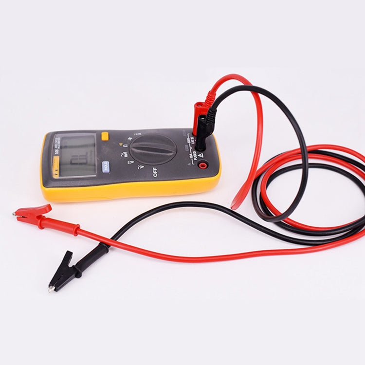 Thick Probe to Alligator Clip Test Lead Cable, Length: 1m – Durable Build, Easy to Use