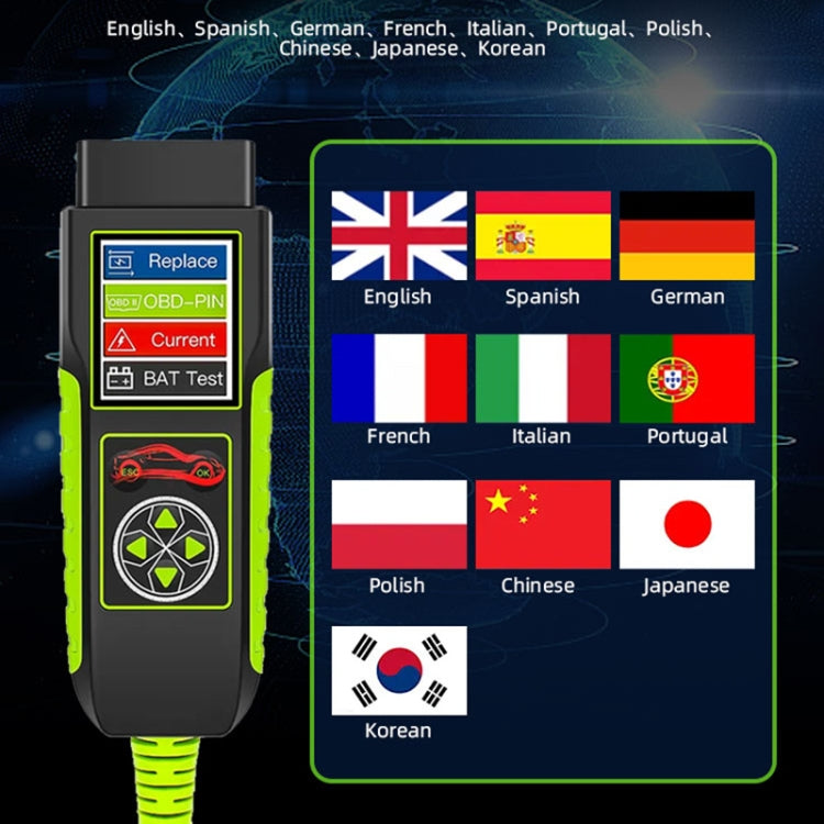 TopDiag BT400 4 in 1 Car Battery Intelligent Analyzer Diagnostic Instrument, TopDiag BT400 – Durable Build, Easy to Use