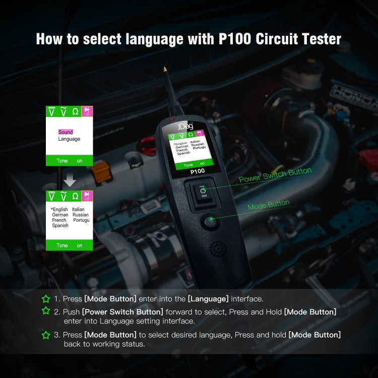 TopDiag P100 Car Circuit Intelligent Analyzer Diagnostic Instrument, Cable Length: 10m, TopDiag P100 10m – Durable Build, Easy to Use