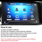 Universal Strap Shape Steering Wheel Remote Control Car Multimedia Wireless Button Remote Control, Strap Shape Black, Strap Shape Silver