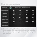 DQX-999A Multifunctional Steering Wheel Button Controller Car DVD Screen Wireless Remote Control, DQX-999A