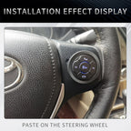 DQX-999A Multifunctional Steering Wheel Button Controller Car DVD Screen Wireless Remote Control, DQX-999A