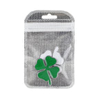 Four Leaf Clover Luck Symbol Badge Labeling Sticker Styling Car Decoration, Size: 4x3x0.3cm, Size: 4x3x0.3cm