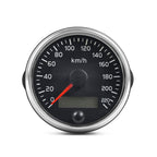 Car Modified 85mm 2 in 1 LCD Instrument Speedometer + Odometer, Speedometer + Odometer Speedometer + Odometer