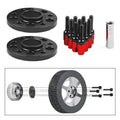 For Mercedes-Benz 20mm Car Modified Wheel Hub Flange Center Wheel Spacer with M12x1.5 Screws, 20mm 20mm Red