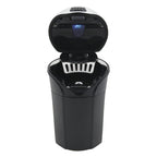 N12B Car Creative Ashtray Solar Power With Light And Cover Car Supplies, N12B