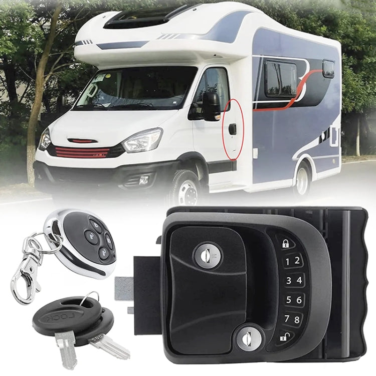 RV Intelligent Remote Control Electronic Password Lock RV Door Lock Modification Accessories, D Type D Type