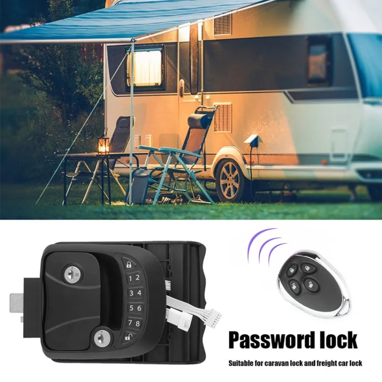 RV Intelligent Remote Control Electronic Password Lock RV Door Lock Modification Accessories, D Type