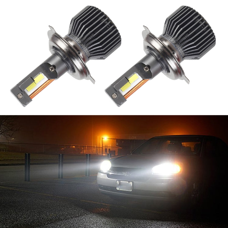K11 1 Pair H4 12V / 75W / 6000K / 9000LM Car LED Headlight, H4 H4